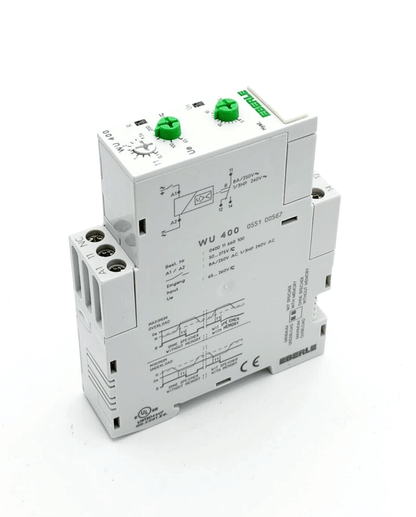 Eberle 055100565 WU400 Spannungswächter, AC 8A/250V, 55...275V AC Input, Voltage Monitor