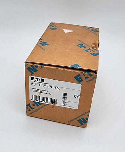Eaton / Moeller 259141 PN1-100 NZM–Kompaktleistungsschalter 3p 100A boxed, front view