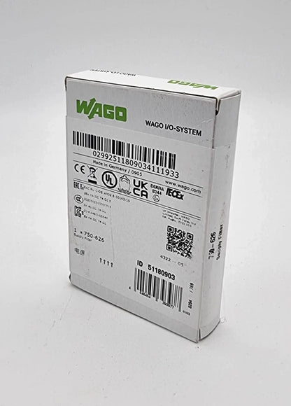 Wago 750-626 Netzteilfilter DC 24 V | sealed, originalverpackt und ungeöffnet