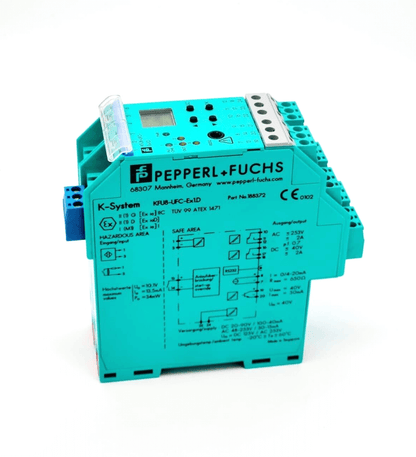 Pepperl+Fuchs 188372 Frequenzmessumformer KFU8-UFC-Ex1.D, 1-kanalige Trennbarriere, neu, beschädigte Verpackung