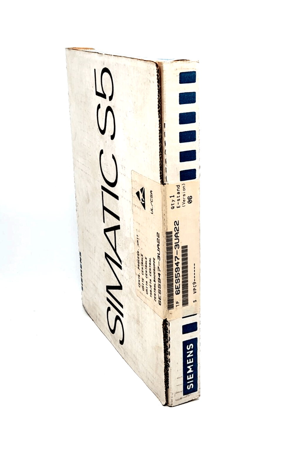 Sealed Siemens SIMATIC S5 CPU 947 Zentralbaugruppe in original packaging, part number 6ES5947-3UA22, for S5-155U automation device.