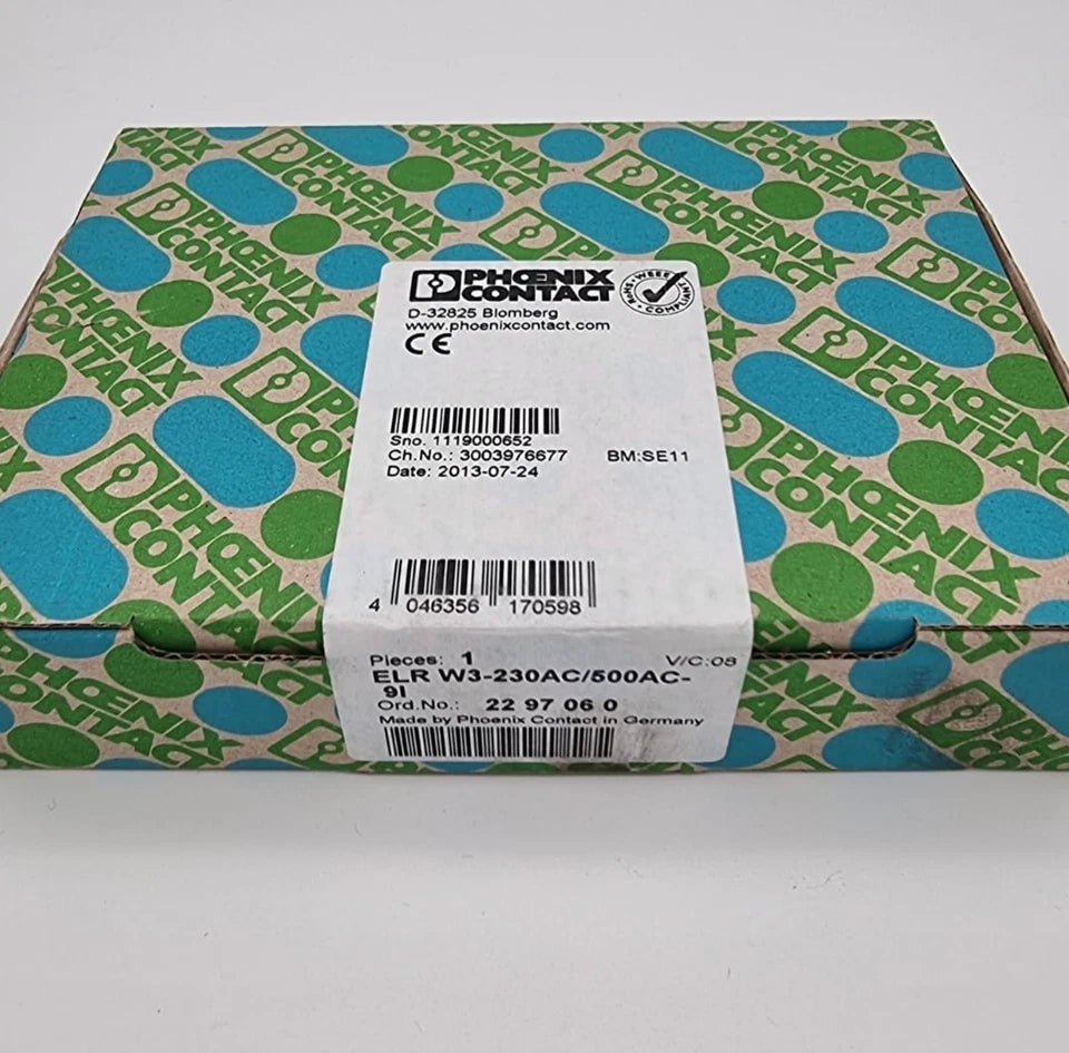 Phoenix Contact 2297060 ELR W3-230AC/500AC-9I Hybridmotorstarter | sealed in original packaging
