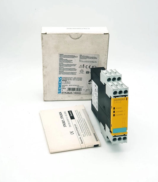 Siemens 3TK2824-1BB40 Sicherheitsschaltgerät DC 24 V, originalverpackt, technische Datenblatt sichtbar