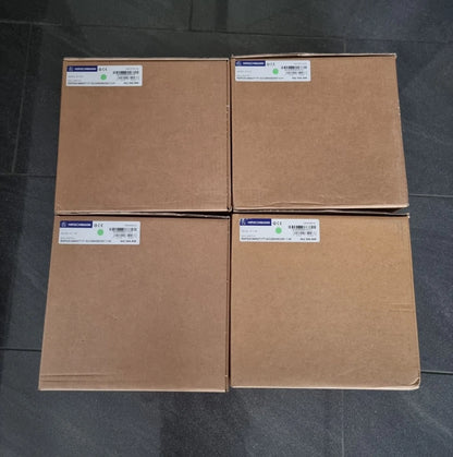 Boxes of Hirschmann 942-094-999 RSP-06002T1TT-SCCZ9HSE2S | SW Rel. 07.1.00 switches, new and unused, labeled and stacked.