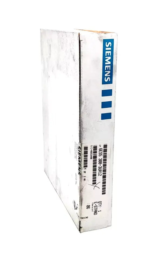 Siemens 6ES5308-3UA12 SIMATIC S5 module box, new and sealed, for decentralized SIMATIC connections, includes connectors and resistors.