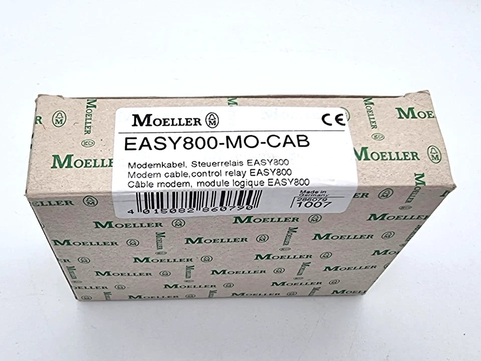 Moeller / Eaton 286079 EASY800-MO-CAB Modemkabel für EASY800 / MFD Steuerungen, originalverpackt in Kartonbeschriftung mit Logo.
