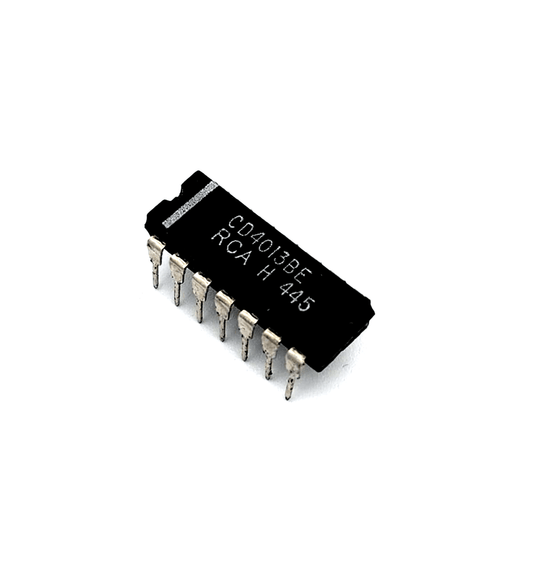 RCA CD4085BE IC DIP14 integrated circuit, black chip with silver pins