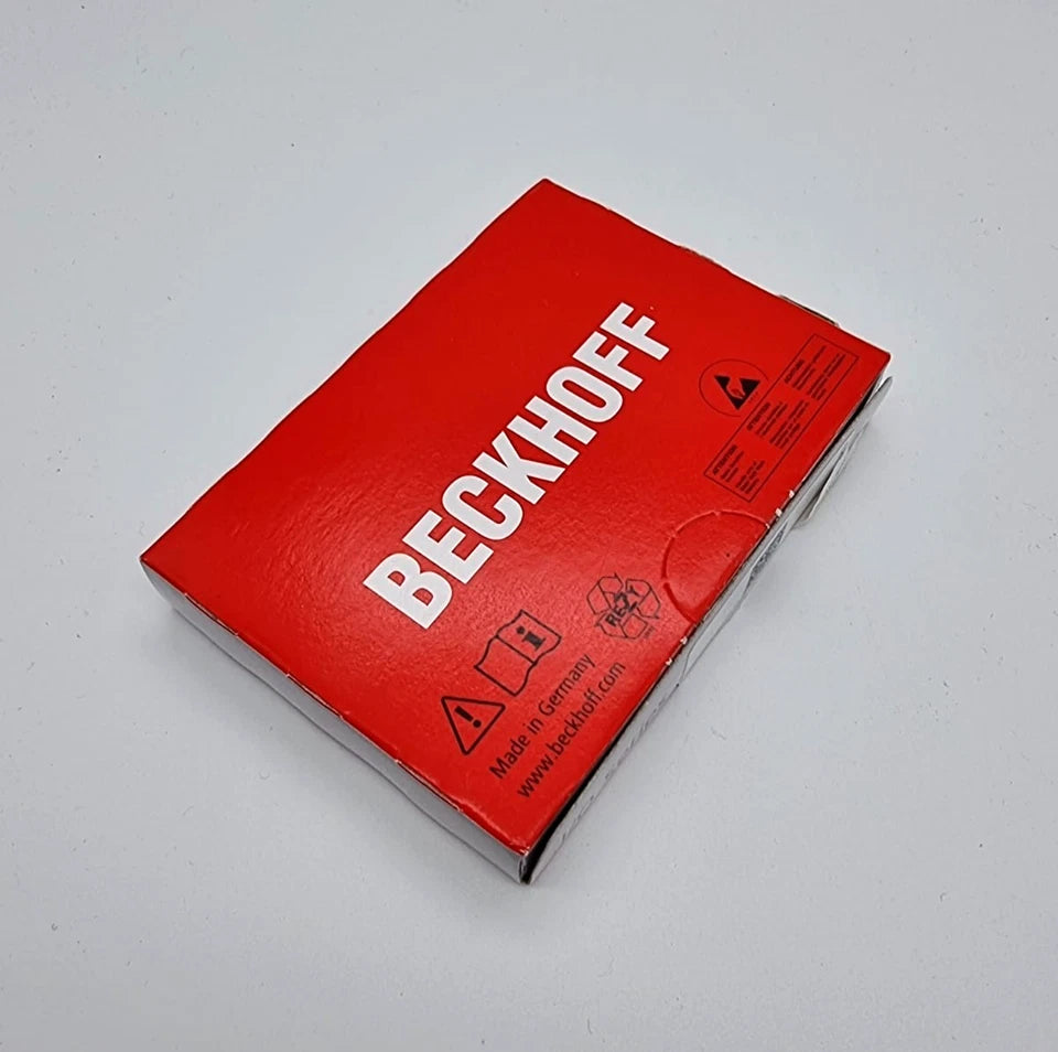 Beckhoff EL3122 EtherCAT-Klemme 2-Kanal-Analog-Eingang Strom | sealed in original packaging, red box with Beckhoff logo.