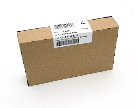Phoenix Contact 2700172 Digitalmodul packaging box with label, Inline Digital Output Module, 8 outputs, 24V DC, IP20, Germany