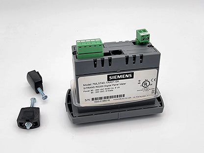 Siemens 7ML5740-1AA01-0A RD200 85-265 VAC Fernanzeige with mounting accessories displayed on a white background.