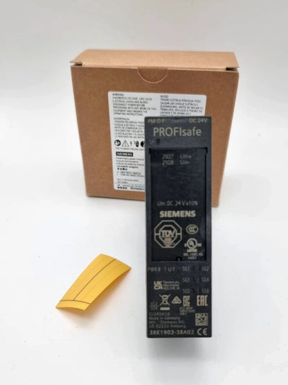 Siemens 3RK1903-3BA02 PM-D F PROFISAFE Powermodul with packaging and label