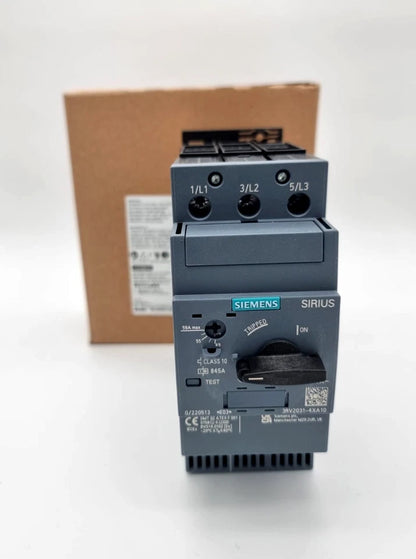 Siemens 3RV2031-4XA10 Leistungsschalter 59A, SIRIUS Serie, Baugröße S2, neu und originalverpackt, für Motorschutz