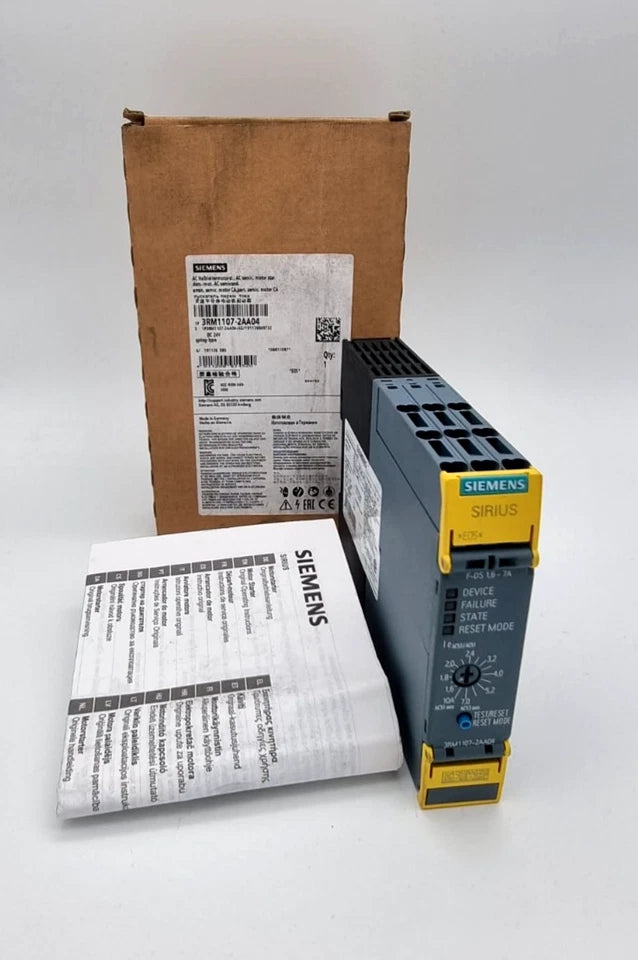 Siemens RM1107-2AA04 Direktstarter Failsafe 1,6-7,0A 24V with packaging and manual