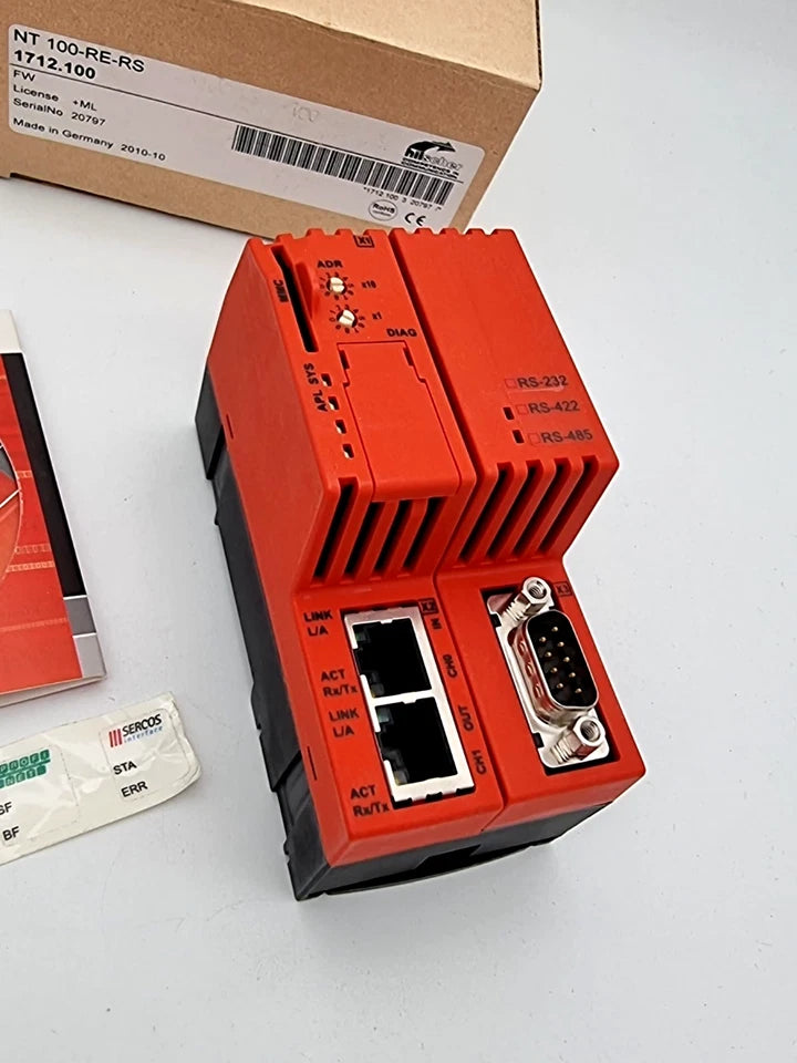 Hilscher 1712.100 NT100-RE-RS Gateway Real-Time-Ethernet nach Modbus RTU industrial communication device