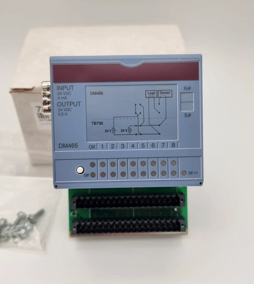 B&R 7DM465.7 Digitales Mischmodul 6 Eingänge 24 VDC 1 ms Sink, X20 Systemmodule, Neu, originalverpackt