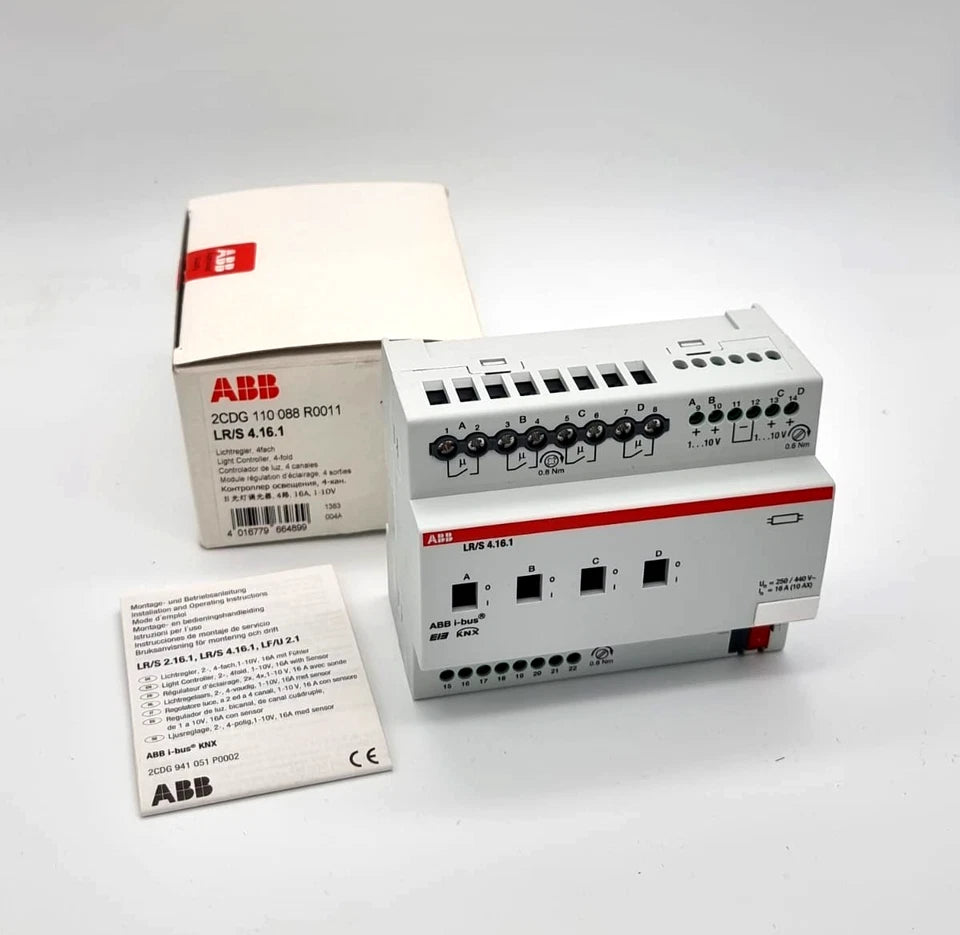 ABB 2CDG110088R0011 LR/S 4.16.1 Lichtregler 4fach 2CDG 110 088 R0011 | KNX in original packaging with manual