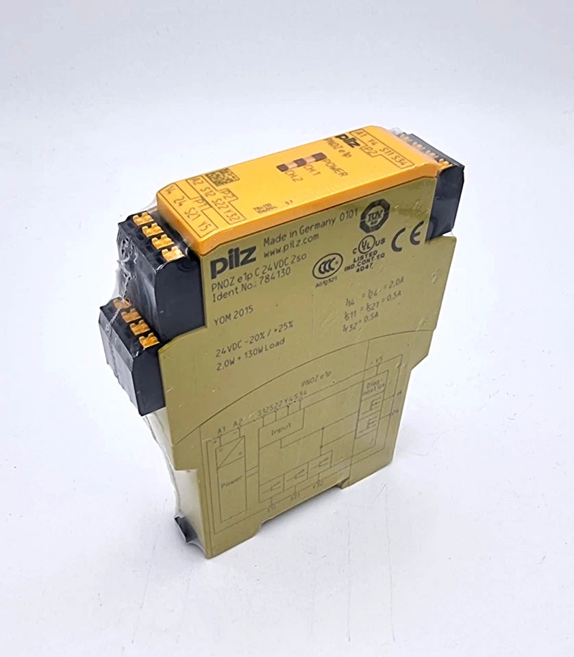 Pilz 784130 PNOZ e1p C Sicherheitsschaltgerät 24VDC 2so | sealed, new and original packaging.