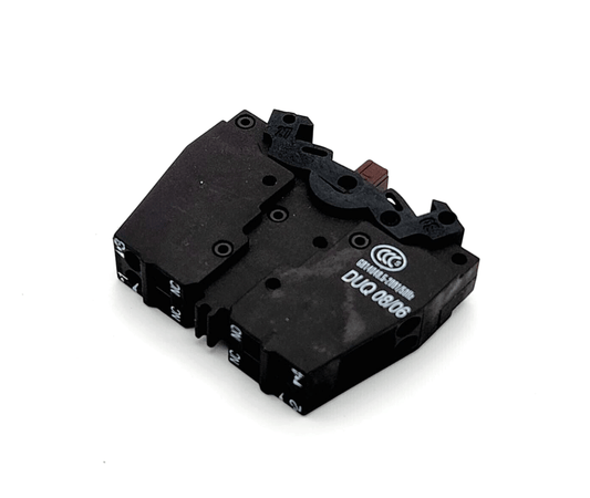 Siemens 3SB3403-0A Schaltelement with 2 switching elements, spring terminal connection for front panel mounting.