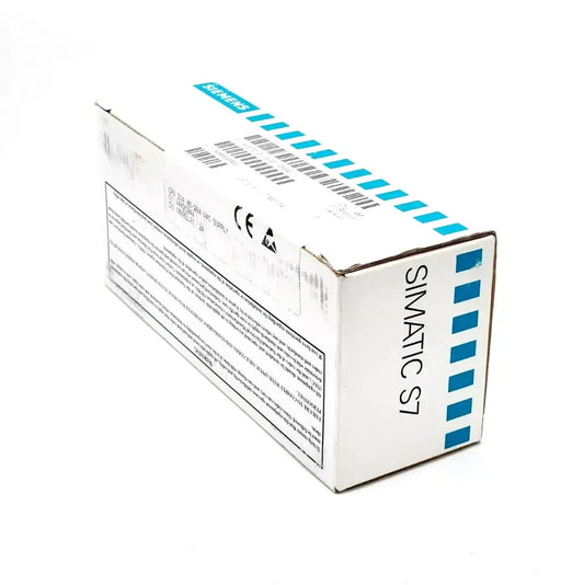 Box of Siemens 6ES7214-1BC01-0XB0 SIMATIC S7-200 CPU 214, sealed packaging.