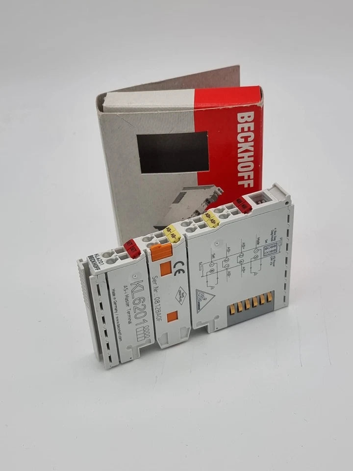 Beckhoff KL6201 Busklemme Interbus-Masterklemme in original packaging with manual; new condition by Beckhoff.