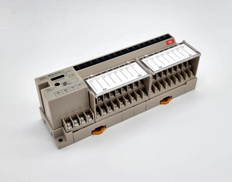 Omron SRT2-ID16T-1 Remote I/O Modul 16-kanaliger Digitaleingang 24V DC in Originalverpackung, unbenutzt und neu.