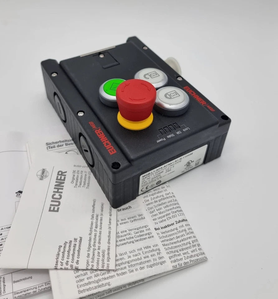 Euchner 110498 MGB-L1-APA-AC6A1-S1-R-110498 Zuhaltemodul with packaging and manuals