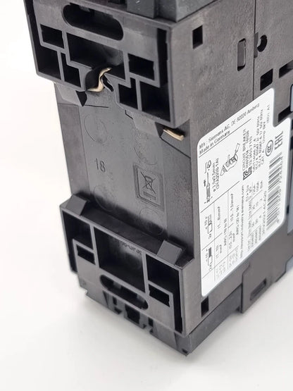 Siemens 3RV2021-4CA20 Leistungsschalter 22A, SIRIUS-Serie, Motorschutzschalter, Baugröße S0, originalverpackt.