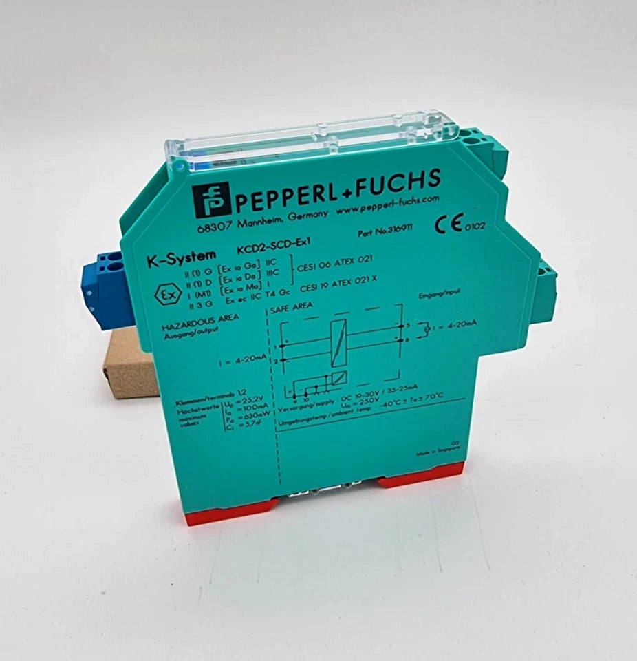 Pepperl+Fuchs 316911 KCD2-SCD-EX1 SMART-Ausgangstreiber, 1-kanalige Trennbarriere, Neu, originalverpackt