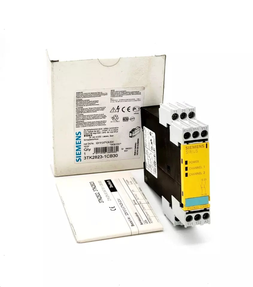 Siemens 3TK2823-1CB30 SIRIUS Sicherheitsschaltgerät mit Relais-Freigabekreisen