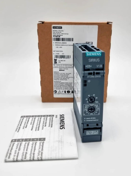 Siemens 3RP2540-2BW30 Zeitrelais elektronisch rückfallverzögert 0,05...600 s, neu und originalverpackt, SIRIUS-Serie