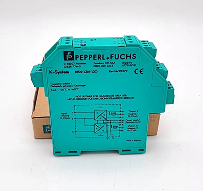 Pepperl+Fuchs 122579 KFD2-CR4-1.2O Transmitterspeisegerät, neues originales Signaltrenner-Gerät, in Verpackung.