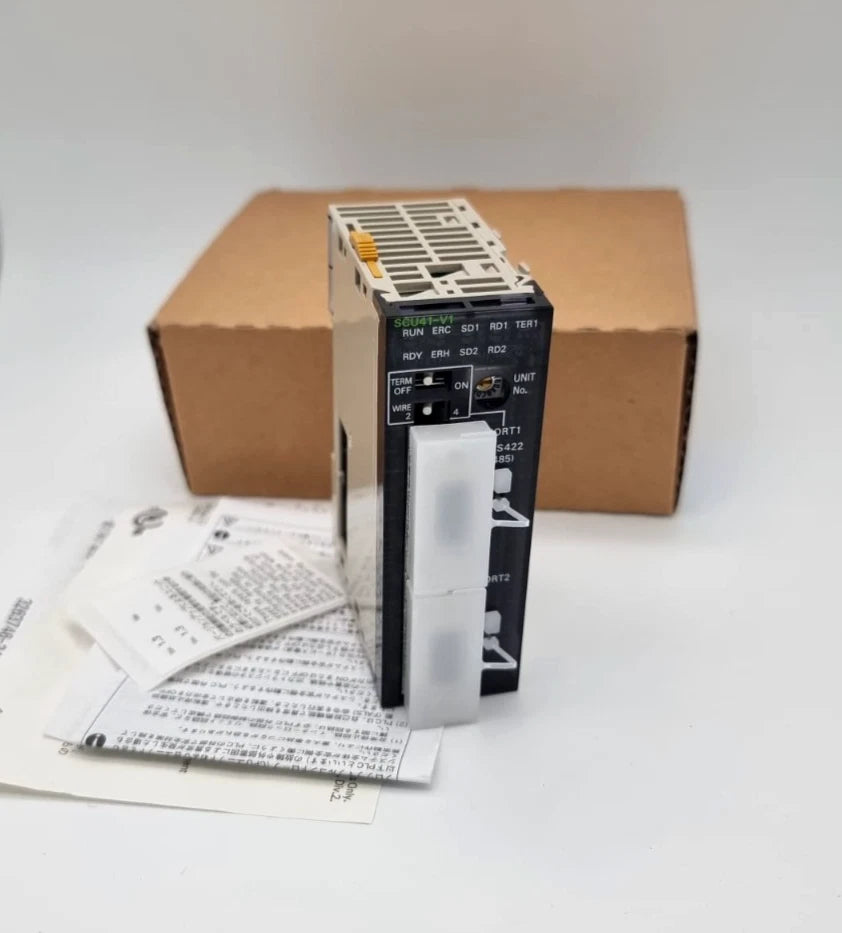 Omron CJ1W-SCU41-V1 Serial Communications Unit 2x RS-422A/485 RS-232C