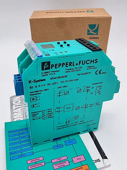 Pepperl+Fuchs 102751 KFA6-DU-Ex1.D Schaltverstärker Zeitrelais, Trennbarriere mit Zeitrelais-Funktion, originalverpackt