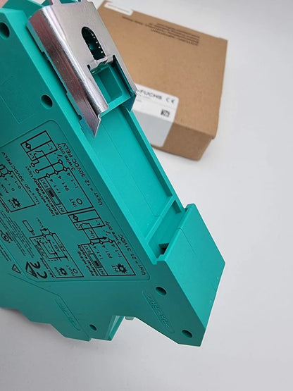 Pepperl+Fuchs 217801 VBA-4E4A-KE-ZEJQ/E2L AS-Interface-Sensor-/Aktuatormodul product image with packaging in background