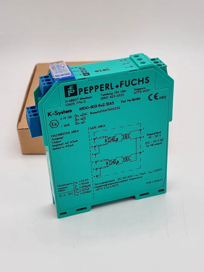 Pepperl+Fuchs 186183 KFD0-SD2-EX2.1245 Ventilsteuerbaustein, 2-kanalige Ex-Trennbarriere, neu und originalverpackt, K-System Serienmodell