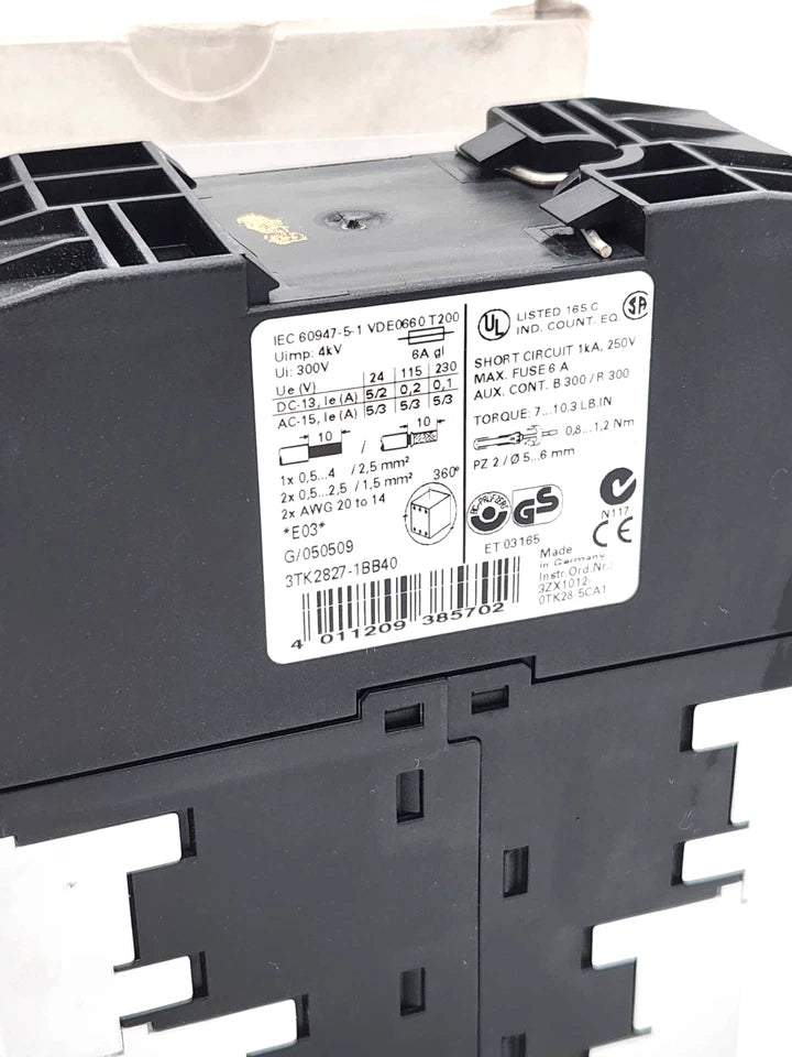 Siemens 3TK2827-1BB40 SIRIUS Sicherheitsschaltgerät DC 24 V