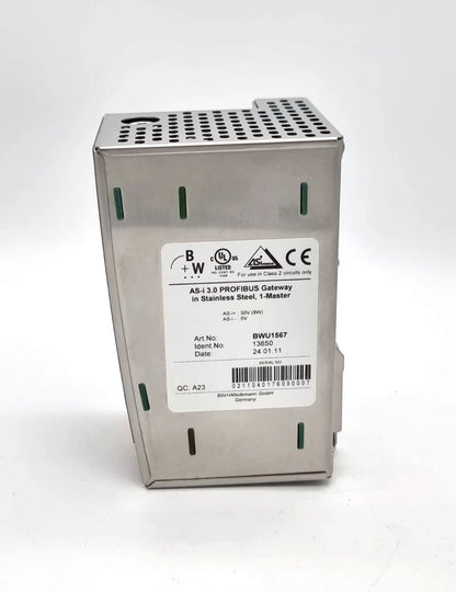 Bihl+Wiedemann 13650 BWU1567 AS-i PROFIBUS Gateway 1-Master