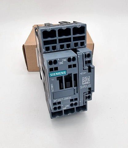 Siemens 3RT2027-2BB40 Leistungsschütz AC3e:15kW 1S+1Ö DC24V in original packaging