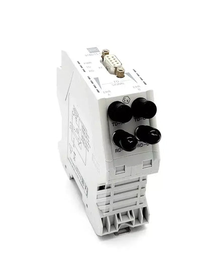 STAHL 160624 LWL-Feldbus-Trennübertrager 9186/15-12-11, 24V DC, 130mA, RS485 connector, optical interface, white.