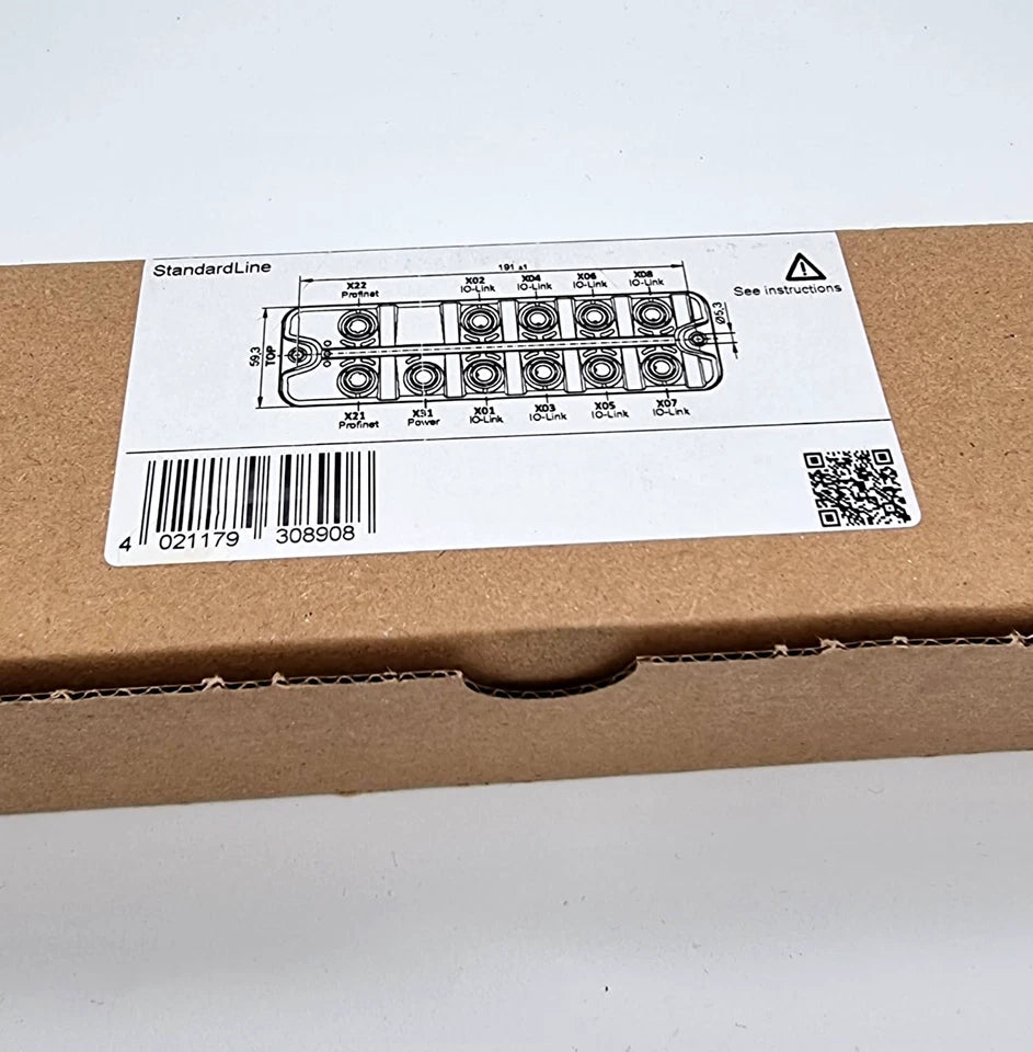 ifm AL1103 IO-Link Master Feldbus SL PN 8P IP69K in original packaging showing interface layout