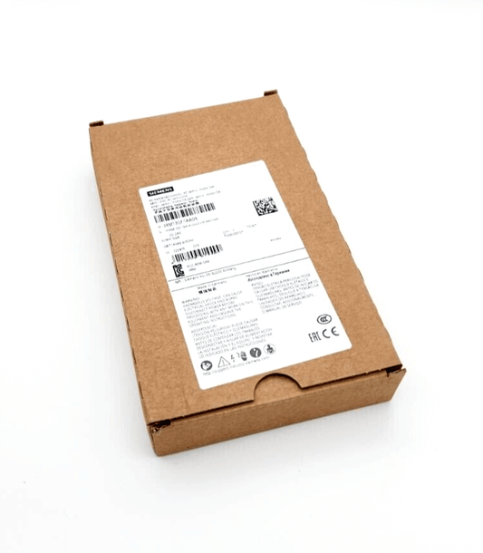 Packaging of Siemens 3RM1307-1AA04 Wendestarter Failsafe 3RM1 with product label visible on brown box.