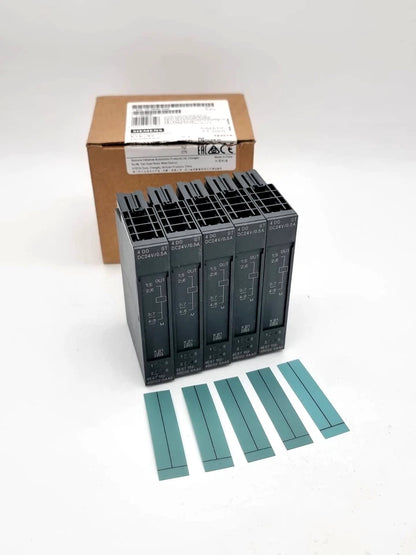 Siemens 6ES7132-4BD02-0AA0 ET200S SIMATIC DP 5 Elektronikmodule in Verpackung mit Zubehör, Neu, 5 Stück