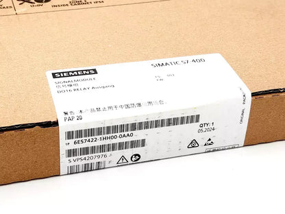 Sealed Siemens 6ES7422-1HH00-0AA0 SIMATIC S7-400 Digital Module Box, YOM 05.2024