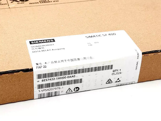 Sealed Siemens 6ES7422-1HH00-0AA0 SIMATIC S7-400 Digital Module Box, YOM 05.2024