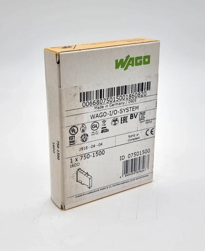 Originalverpacktes Wago 750-1500 DC 24 V 16-Kanal-Digitalausgang 0,5 A Flachbandkabel | sealed mit Verpackungsetikett
