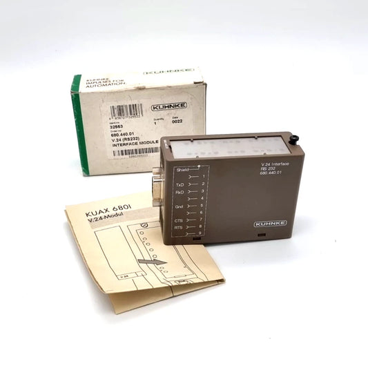 Kuhnke 680.440.01 V.24 RS232 Interface Module | 32553 with original packaging and manual