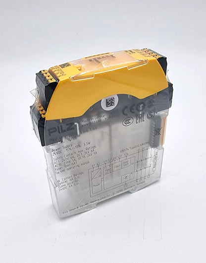 Pilz 751106 PNOZ s6 C Sicherheitsschaltgerät 24VDC 3 n/o 1 n/c | sealed, new and unopened packaging, safety relay