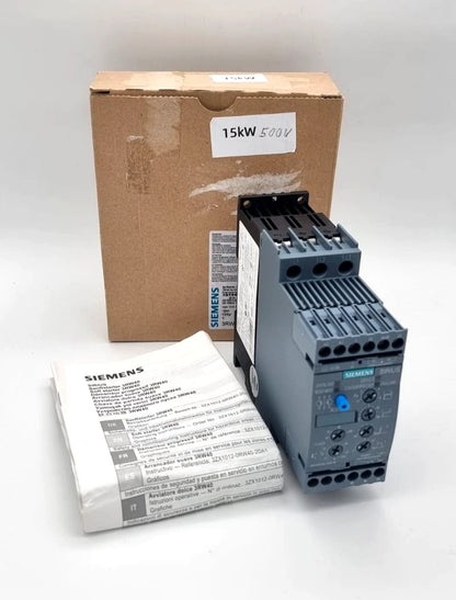 Siemens 3RW4026-1BB15 SIRIUS Sanftstarter S0 25 A in packaging with manual
