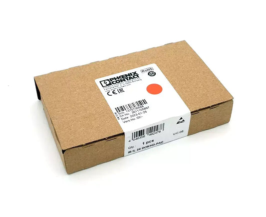 Phoenix Contact 2700172 Digitalmodul IB IL 24 DO8/HD-PAC packaging box, inline digital output module, IP20, 8 outputs, 24V DC.