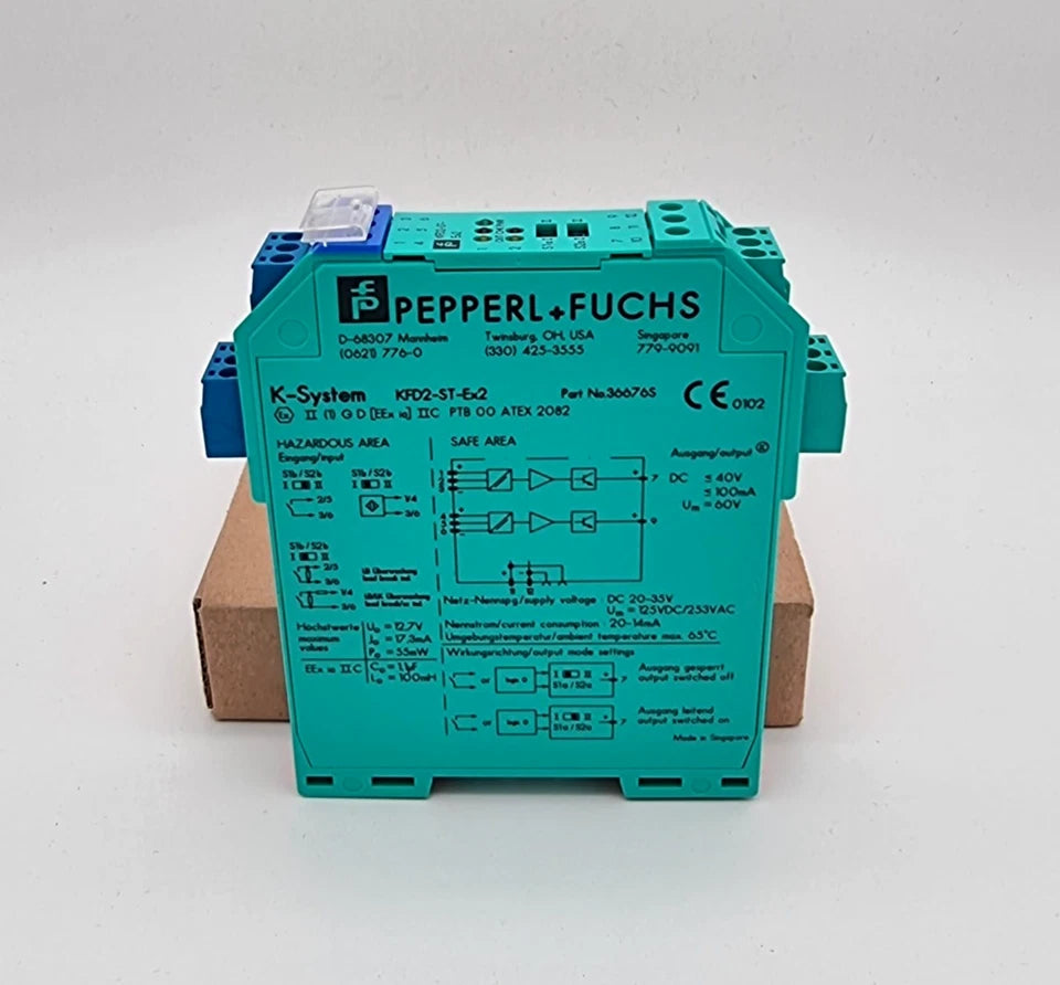 Pepperl+Fuchs 36676S KFD2-ST-EX2 Schaltverstärker with original packaging, new condition product
